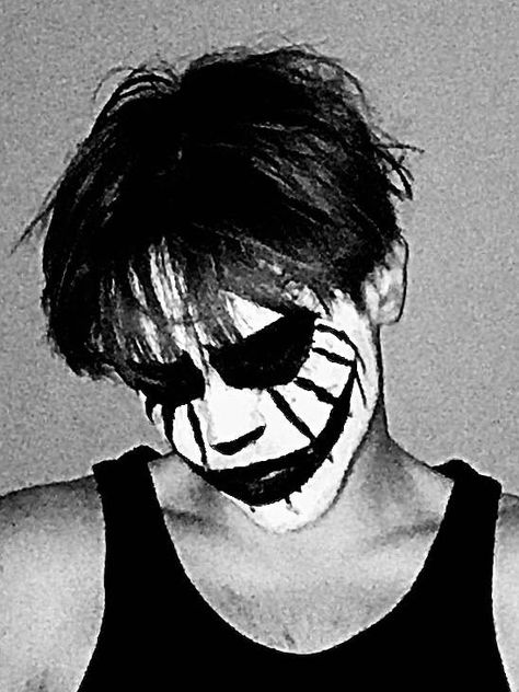 Men’s Clown Makeup Scary, Mens Makeup Halloween, Male Face Paint Halloween, Clown Makeup Scary Men, Black And White Clown Makeup Men, Killer Clown Makeup Male, Man Clown Makeup, Scary Clown Makeup Creepy Men, Men Makeup Halloween