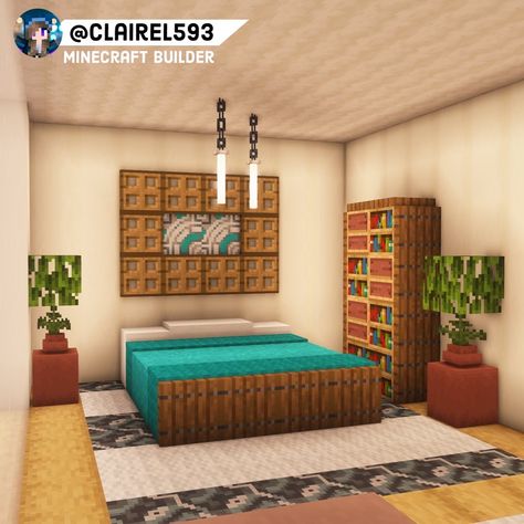 #minecraft #minecraftbuilds #minecraftbuildingideas Minecraft School Interior, Minecraft School Ideas, Mc Cottage, Bedroom Minecraft Ideas, Minecraft Closet, Minecraft Decor Ideas Interior Design, Cherry Temple, Minecraft Bedroom Designs, Minecraft Bedrooms