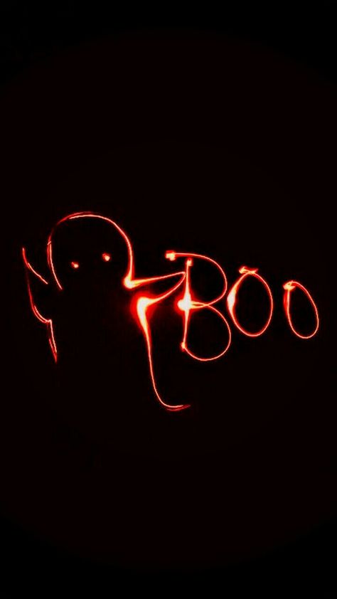 👻BOO!🎃 Neon Halloween Wallpaper, Boo Wallpaper Halloween, Boo Wallpaper, Neon Halloween, Halloween Wallpaper Backgrounds, Halloween Wallpaper Cute, Red Neon, Halloween Express, Cute Fall Wallpaper