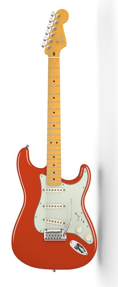 Fender American Deluxe Stratocaster® V Neck Fiesta Red Fender Stratocaster Red, Jimmie Vaughan, Famous Guitars, Signature Guitar, Fender Electric Guitar, Stratocaster Guitar, Eric Johnson, Guitar Gear, Fender American