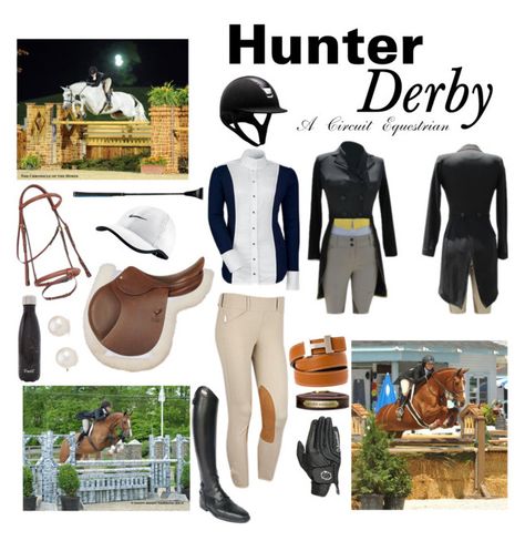 "hunter derby" by a-circuit-equestrian on Polyvore featuring Parlanti, HermÃ¨s, NIKE, S'well and Blue Nile Hunter Derby, Hunter Jumping, Equine Fashion, Riding Outfits, Ashoka Tano, Horse Riding Outfit, English Tack, Equestrian Apparel, Equestrian Helmets