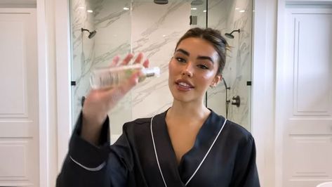 madison beer silk pajama black silk pajama marble bathroom vogue secrets morning sunrise aesthetic that girl morning routine clean girl aesthetic healthy girl makeup routine skincare routine bathroom grwm Vogue Secrets, Morning Sunrise Aesthetic, Girl Morning Routine, Sunrise Aesthetic, Glazed Donut, Silk Pajama, Pilates Princess, Clean Girl Aesthetic, Vogue Beauty