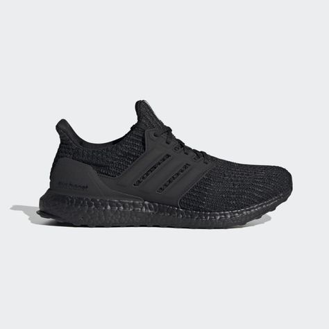 A young legend. The adidas Ultraboost debuted in 2015, and it became a go-to far beyond the realm of running. These shoes have a soft knit upper that offers ventilation where you need it most. They ride on our original tooling, with a Boost midsole for comfort you need to feel to believe. Adidas Ultraboost 4.0, Adidas Ultraboost, Adidas Fashion, Adidas Running, Adidas Ultra Boost, Ultra Boost, Triple Black, Black Running Shoes, Running Shoes Sneakers