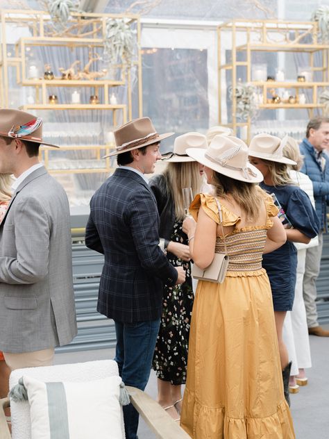 Wedding guests dressed in their best glamorous western wear. Cowboy Chic Wedding Guest Attire, Western Cocktail Attire, Elevated Cowboy, Western Wedding Guest Outfit, Mountain Formal, Yellowstone Wedding, Cowboy Couture, Destination Wedding Attire, Western Bbq