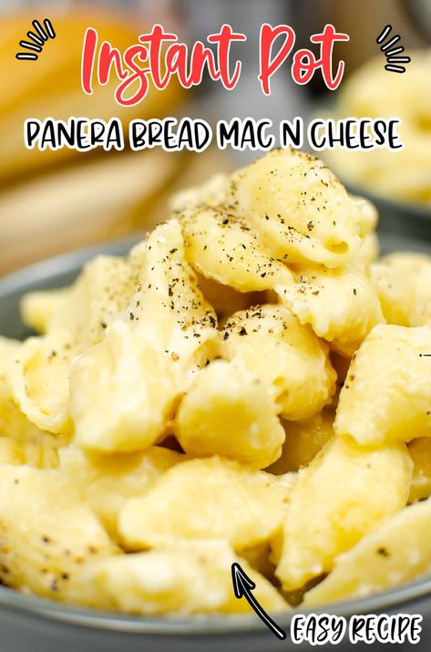 panera macaroni and cheese Instant Pot Panera Mac And Cheese, Instant Pot Mac N Cheese, Instant Pot Cream Cheese, Panera Mac And Cheese Recipe, Panera Mac And Cheese, Basic Cheesecake Recipe, Easy Mac N Cheese, Cheese Pasta Recipes, Macaroni Cheese Recipes