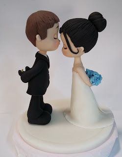 Torte Fondant, Cake Figures, Anniversary Cake Designs, Funko Pop Toys, Wedding Cakes Blue, Handmade Cake, Cute Wedding, Pop Toys, Fondant Decorations