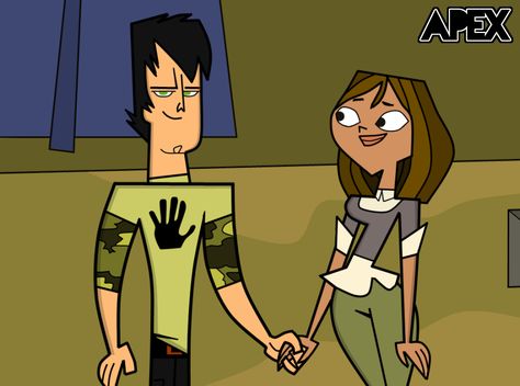 Trent X Courtney, Drama Total, Drama Island, Total Drama Island, Total Drama, Drama Series, Drama, Ships, Zelda Characters