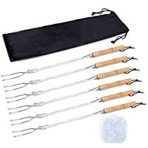 Check this out! Smores Sticks, Marshmallow Roasting, Marshmallow Sticks, Marshmallow Roasting Sticks, Barbecue Grill, Cooking Tools, Canvas Pouch, 6 Packs, Wooden Handles