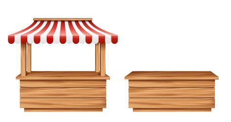 Empty Market Stall, Trade Fair Booth Design, Vendor Table Display, Table Booth, Striped Awning, Business Table, Christmas Market Stall, Free Cartoon Characters, Wood Cafe