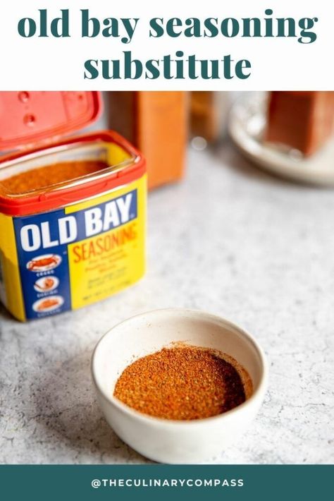 This Old Bay Seasoning substitute recipe comes together with just a few ingredients and in a few minutes. This easy homemade version will be a staple! Mexican Salsa, Food Substitutions, Old Bay, Nba Season, Homemade Sauce, Seasoning Recipes, Few Ingredients, Vegan Paleo, Copycat Recipes