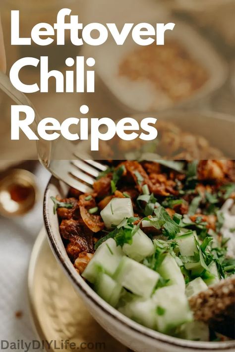 If you landed here, chances are you’re looking for leftover chili recipes to make a great meal. We’ve got you covered with these recipes using leftover chili that will make your taste buds go to heaven and back. How To Use Leftover Chili, Uses For Leftover Chili, Leftover Chili Ideas, Loaded Tater Tot Casserole, Chili Pasta Bake, Leftover Chili Recipes, Chili Cheese Burrito, Loaded Tater Tot, December Recipes