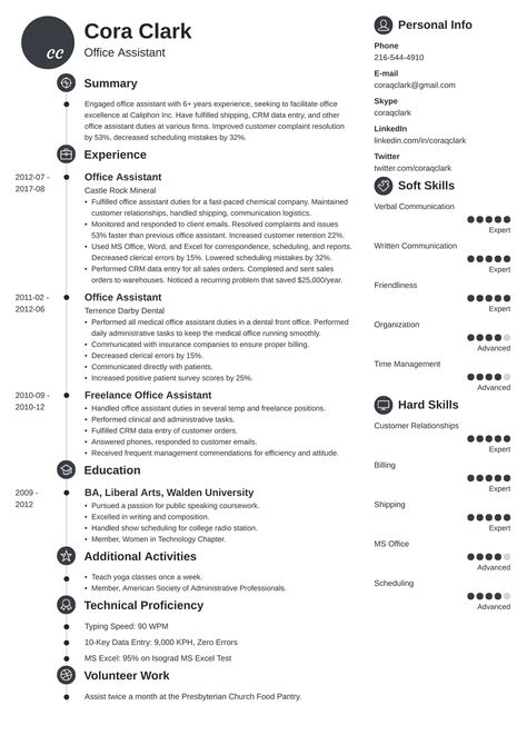 Writing Encouragement, Resume Summary Statement, Office Assistant Resume, Professional Summary, Resume Summary Examples, First Resume, Administrative Assistant Resume, Resume Layout, Job Resume Examples