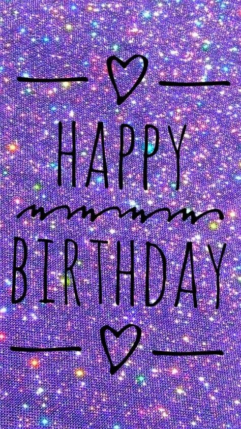 Happy Birthday Purple Aesthetic, Purple Happy Birthday Wishes, Purple Birthday Wallpaper, Happy Birthday Purple Background, Happy Birthday Mujer, Happy Birthday Sparkle, Happy Birthday Purple, Birthday Backgrounds, Purple Happy Birthday