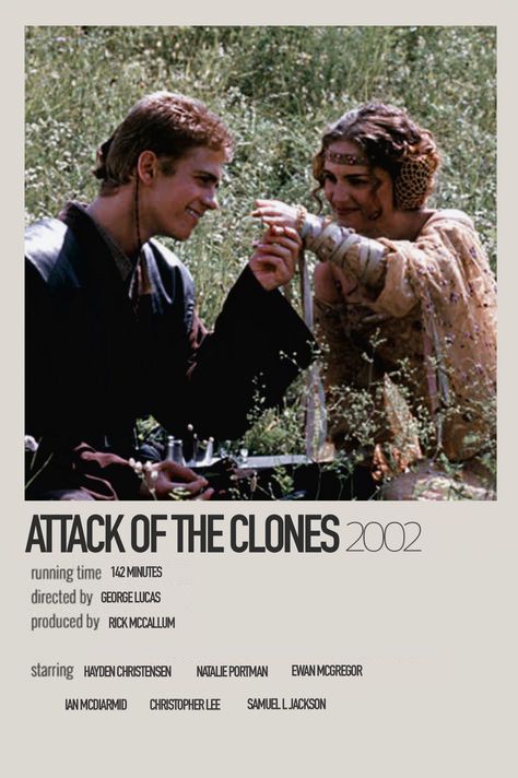 Star Wars Movie Poster
Star Wars Aesthetic
Padmé Amidala
Anakin Skywalker Star Wars Episode 2, Polaroid Movie Poster, Star Wars Attack Of The Clones, Aesthetic Movie, Anakin And Padme, Star Wars Anakin, Photo Room, Star Wars Love, Attack Of The Clones