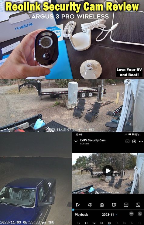 Reolink Argus 3 Pro Wireless Security Camera - Features and Demos Rv Security, Rv Gadgets, Rv Mods, Security Cam, Unlimited Data, Rv Lifestyle, Wireless Security Cameras, Full Time Rv, Demo Video