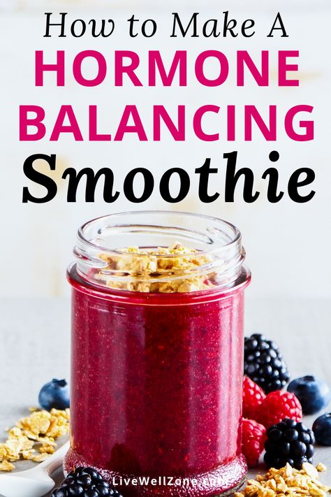 Hormone Balancing Smoothie, Hormone Balancing Supplements, Balance Diet, Hormone Balancing Diet, Smoothies Vegan, Foods To Balance Hormones, Baking Powder Uses, Detox Smoothie Recipes, Hormonal Imbalance