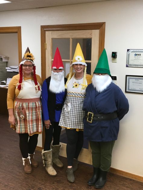 Gnome Christmas Costume, Gnome Costumes For Adults Women, Women's Gnome Costume Diy, Gnome Diy Costume, Gnome Costumes For Adults Diy, Garden Gnome Costume Diy Women, Diy Gnome Costume Women, Gnome Costumes For Adults, Gnome Cosplay