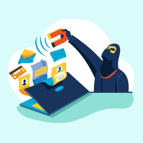 Hacking Illustration, Baked Churros, Internet Scams, Sun Projects, Web Security, Whatsapp Profile Picture, India Images, Illustration Story, Isometric Illustration