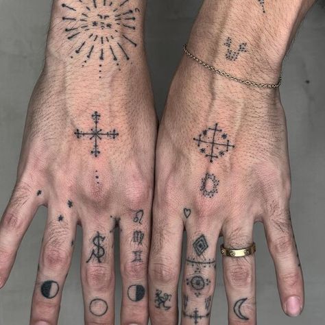 Greek Tattoos Symbols, Hermetic Tattoo, Ancient Tattoo Ideas, Mary Symbol, Greek Symbol Tattoo, Margot At The Wedding, Ancient Greek Tattoo, Croatian Tattoo, Tramp Stamps