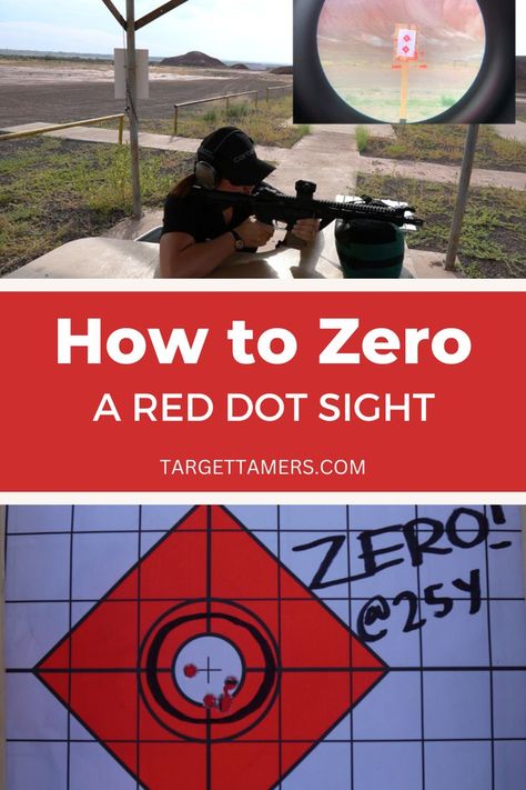 How to Zero a Red Dot Sight Dummies Book, Spotting Scopes, Red Dot Sight, Shooting Sports, Red Dots, Easy Steps, The Process, Hunting, Step By Step