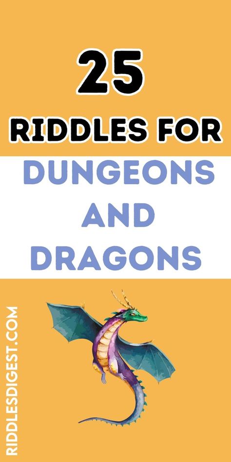 Unlock the secrets of your next Dungeons and Dragons campaign with these clever riddles! Perfect for game masters looking to challenge their players, our collection features a variety of brain teasers that will enhance your storytelling and puzzle-solving sessions. Explore more riddles and gaming tips on our blog for an unforgettable adventure! Dnd Riddles And Puzzles, Dnd Riddles With Answers, Dnd Riddles, Dnd Puzzles, Dungeons And Dragons Adventures, Hard Riddles, Best Riddle, Gaming Tips, Game Nights