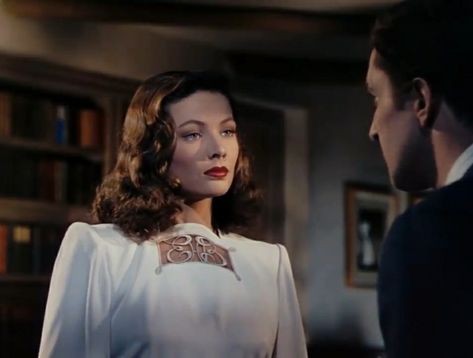 Leave Her To Heaven, Gene Tierney, Noir Movie, 1940s Style, Hair Do, Good Hair, Actrices Hollywood, Brittle Hair, Women's Hair