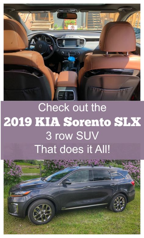 We love 3 row SUV for their hauling capabilities, sometimes we are a little disappointed that the 3rd row isn’t as comfortable or provides nearly enough leg room as we may like. That all changes with the 2019 KIA Sorento SXL AWD. #kia #sorento #awd #3rdrow 2019 Kia Sorento, Suv With 3rd Row Seating, Kia Sorento Interior, 3 Row Suv, Cars Women, 3rd Row Suv, Car Buying Guide, Cars Suv, Car Payment