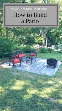 Patio On A Budget, Build A Patio, Slate Patio, Budget Makeover, Building A Patio, Terrasse Design, Concrete Patios, Diy Backyard Patio, Restaurant Patio