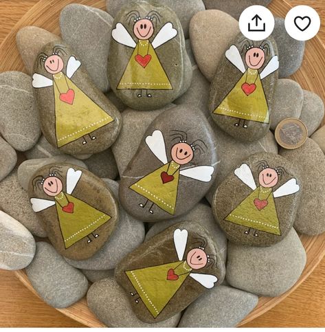 Fall Paper Garland, Diy Rock Art, Stone Art Painting, Painted Rocks Craft, Painted Rocks Diy, Rock Painting Ideas Easy, Rock Painting Patterns, Rock Painting Designs, Paper Garland