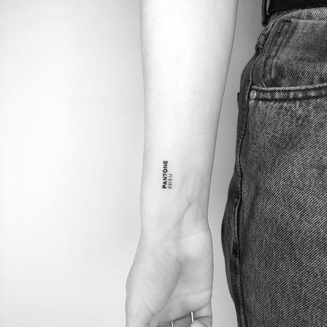 Pantone Tattoo Ideas, Sleeve Of Small Tattoos, Pantone Tattoo, Ukiyo Tattoo, Ad Tattoo, Shoulder Sleeve Tattoos, Pride Tattoo, Typography Tattoo, Tattoo Spots