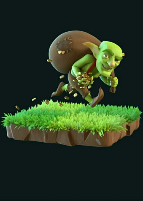 Goblin Clash Of Clans, Goblin Art, Clash Royale, Clash Of Clans, Character Design, Disney Princess, Disney Characters, Disney, Fictional Characters