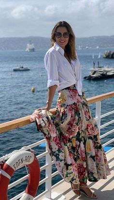 Mode Hippie, Long Skirt Outfits, Mode Boho, Summer Dress Outfits, Cute Summer Dresses, White Dress Summer, Fashion Mistakes, Looks Chic, Dresses Summer