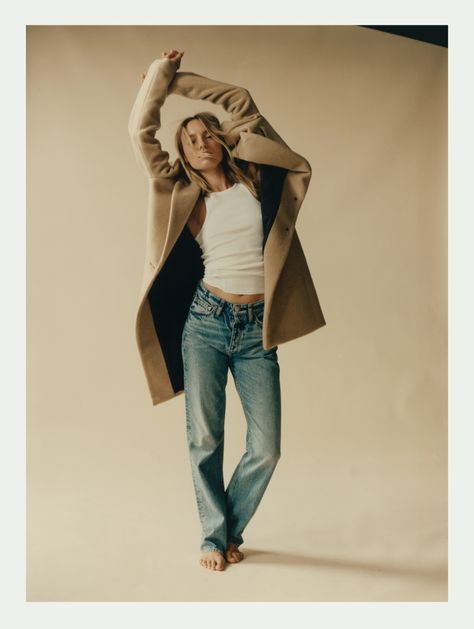 rag & bone Icons Collection Campaign 2022 Quentin De Briey, Maya Stepper, Fashion Campaign, Tomboy Chic, Campaign Fashion, Blonde Model, Leather Pant, Fashion Campaigns, Double Denim