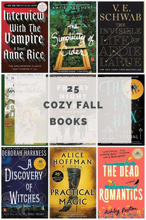 Cozy Books For Fall, Fall Vibes Books, Best Fall Books To Read, Autumn Reading List, Autumn Books To Read, Cozy Fall Books, October Reads, Fall Books To Read, Cozy Romance