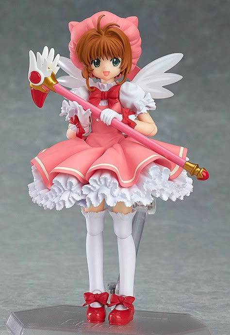 figma Sakura Kinomoto Sakura Cosplay, Cute Figures, Sakura Kinomoto, Sakura Card Captor, Maid Sama, Card Captor Sakura, Shugo Chara, Sakura Card, Anime Figurines