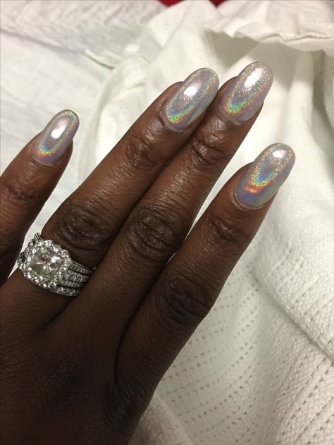 Mirrorball Taylor Swift Nails, Mirror Ball Nails, Mirrorball Nails, Silver Holographic Nails, Chrome Silver Nails, Disco Ball Nails, Taylor Swift Nails, White Chrome Nails, Prom Nails Silver