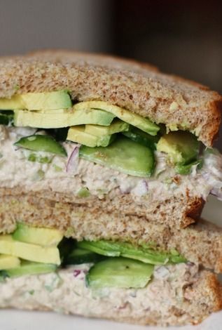 Wasabi Tuna Salad Salads Green, Wasabi Recipes, Tuna Fish Salad, Tuna Fish Recipes, Best Sandwich Recipes, Tuna Sandwich, Healthiest Seafood, Fish Salad, Tuna Fish