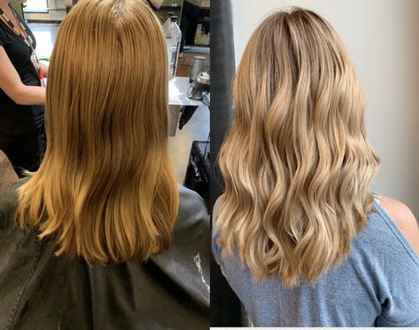 Before and after ! Box dye to beautiful blonde hair Box Dye Blonde, Black To Blonde Hair, Fall Blonde Hair, Box Dye, Lighter Hair, Beautiful Blonde Hair, Dyed Blonde Hair, Natural Blonde, Fall Blonde