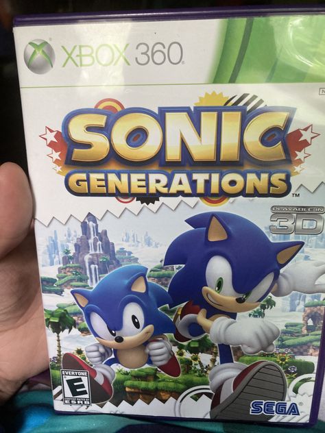 Amazon.com: Sonic Generations (Platinum Hits) - Xbox 360 : Sega of America Inc: Videojuegos Sonic Generations, Classic Sonic, Xbox 360 Games, Player One, School Videos, Family Game, Sega Genesis, Fun Family, Xbox 360