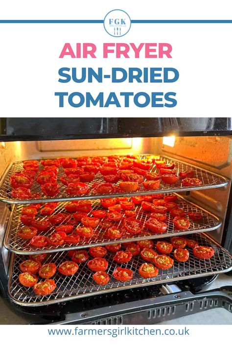 Tomatoes In Air Fryer, Tomatoes Air Fryer, Make Sun Dried Tomatoes, Roasted Grape Tomatoes, Homemade Italian Seasoning, Sundried Tomatoes, Salad Pasta, Roasted Cherry Tomatoes, Air Fryer Healthy