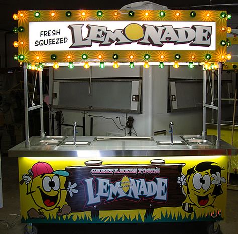 Lemonade Concession Stand, Fresh Squeezed Lemonade, Carnival Food, Concession Trailer, Restaurant Business, Concession Stand, Food Trailer, Lemonade Stand, Kitty Cat