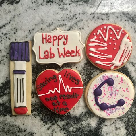 Lab Assistant, Happy Lab, Lab Week, Cute Desserts, Decorated Cookies, Sugar Cookies Decorated, Cookie Decorating, Sugar Cookie, Lab