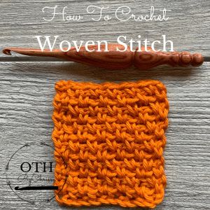 Ornament Crochet Pattern, Woven Stitch, Ornament Crochet, Linen Stitch, Crochet Weaves, Easy Stitch, Stitch Crochet, Seed Stitch, Moss Stitch