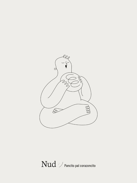 Nud on Behance Bakery Logo, Coffee Branding, Brand Development, Print Magazine, Brand Identity Design, 로고 디자인, Illustration Print, Identity Design, Creative Studio