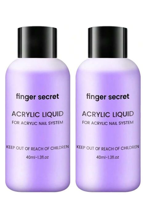 Acrylic Monomer Liquid,2PCS Nail Acrylic Liquid 40ml/1.3fl.oz,Monomer Acrylic Nail Liquid,Acrylic Liquid for Acrylic Powder Nails Extension for Nail Art Manicure DIY Monomer Liquid, Acrylic Nail Liquid, Nails Extension, Manicure Art, Nail Acrylic, Acrylic Liquid, Manicure Diy, Nails Summer, Acrylic Powder