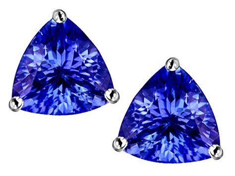 Star K Trillion 7mm Simulated Tanzanite Earrings Studs Sterling Silver *** You can get additional details at the image link.(This is an Amazon affiliate link) K Jewelry, Tanzanite Earrings, Opal Earrings Stud, Earring Studs, Earrings Studs, Blue Gems, Blue Violet, Opal Earrings, Diamond Studs