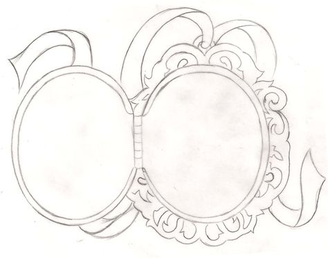 Locket tattoo design. Would be awesome if you got actual portraits inside or a quote on one side and a portrait on the other (for a memorial, lover, grandparent, child, or role model). Locket Tattoo Design, Heart Locket Tattoo, Grandparents Tattoo, Locket Tattoos, Carnation Tattoo, Undertale Pictures, Gold Heart Locket, Picture Locket, Adult Coloring Designs