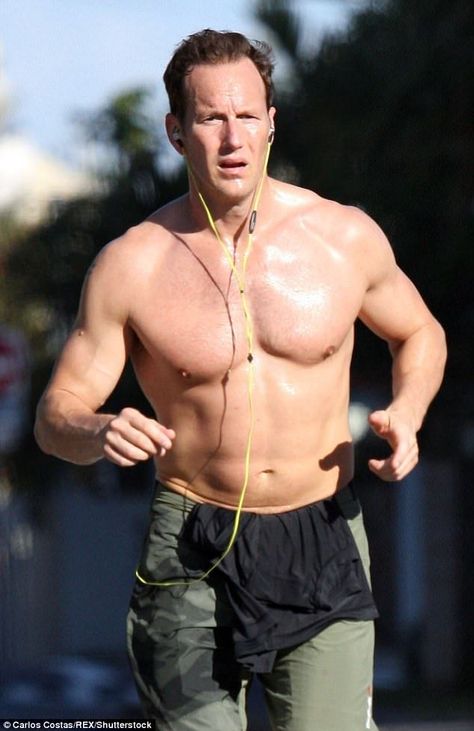 Working up a sweat! Actor Patrick Wilson has been spotted stepping out for a jog in Queensland on Sunday Patrick Wilson Shirtless, Happy Birthday Patrick, Hollywood Male Actors, Patrick Wilson, Handsome Older Men, Super Soldier, Senior Fitness, Shirtless Men, Hollywood Actor