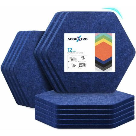 Sound Panels Design, Hexagon Acoustic Panels, Soundproofing Panels, Soundproof Wall, Sound Panels, Farm Cabin, Teen Library, Sound Panel, Insulation Board