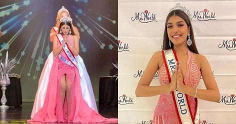 Sargam Koushal was named Mrs World 2022, beating contestants from 63 countries to bring the title back to India after 21 years. Mrs World 2021 Shaylyn Ford of the US presented the crown to Mumbai-based Mrs Koushal at a ceremony held at Westgate Las Vegas Resort and Casino in the US on Saturday evening.'We have the crown back'Sharing the news on Instagram, the Mrs India pageant said, "The long wait is over, it's after 21 years we have the CROWN back!" Koushal burst into tears after being crowned Pageant Swimwear Crown, Miss India Crown, Miss Universe India, Miss Universe Crowning Moment, Miss Universe Crown, Westgate Las Vegas, Indian Navy, Las Vegas Resorts, Jammu And Kashmir